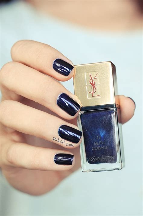 yves saint laurent nails|cobalt nail polish.